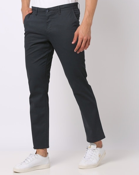 ONECE Slim Fit Ankle Length Comfort Pants / 2 Colors