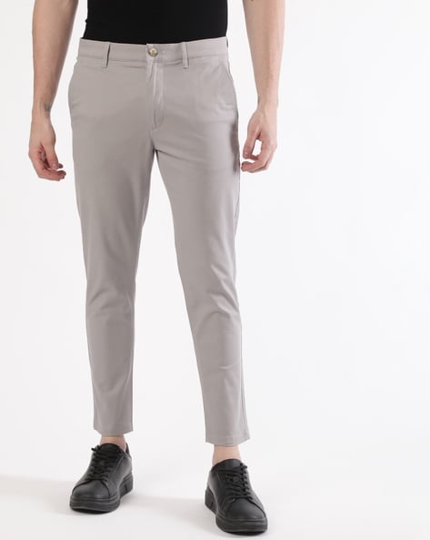 Buy Grey Trousers & Pants for Men by ALTHEORY Online