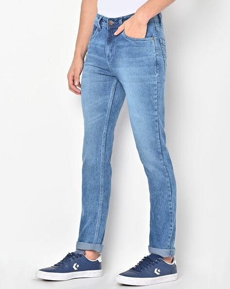 Acid Slim Fit Mid-Wash Jeans