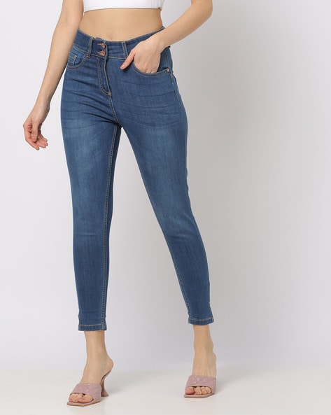Miss Chase Women's Light Blue Skinny High Rise Denim Jeans  (MCSS19DEN07-43-158-26, Light Blue, 26) : Amazon.in: Fashion