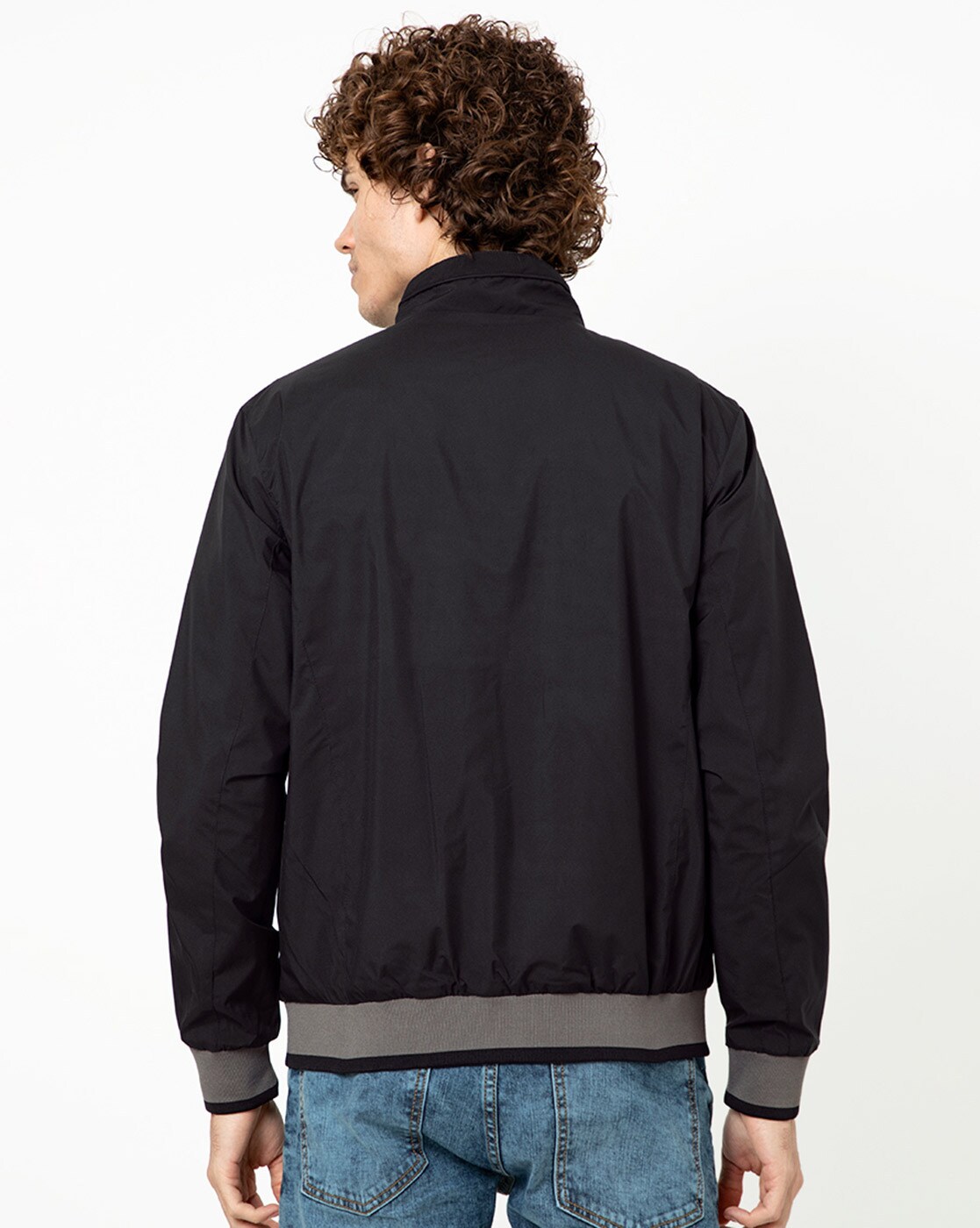 black construction jacket