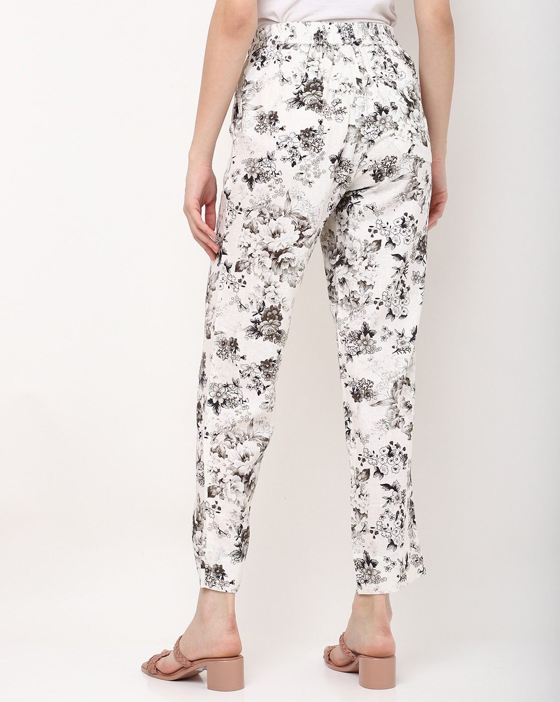 Nº21 floral-print straight-leg Trousers - Farfetch