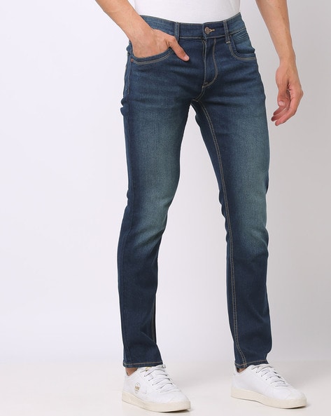 Bare Denim Men Slim Fit Stretch Blue Jeans  Selling Fast at Pantaloonscom