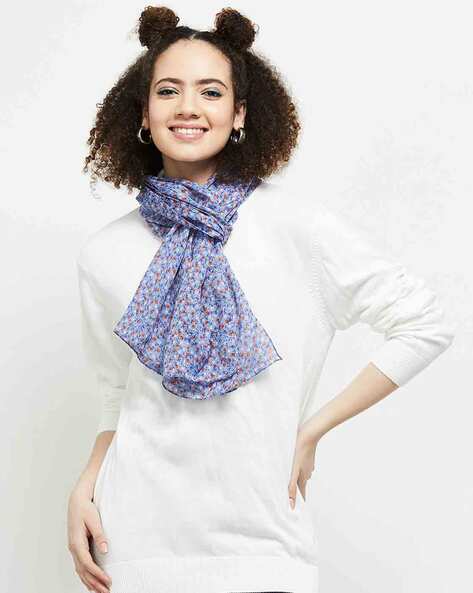 IFloral Print Scarf Price in India