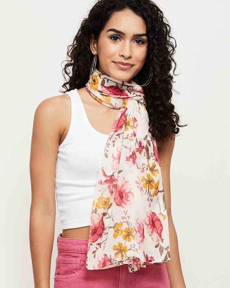 Floral Printed Scarf Price in India