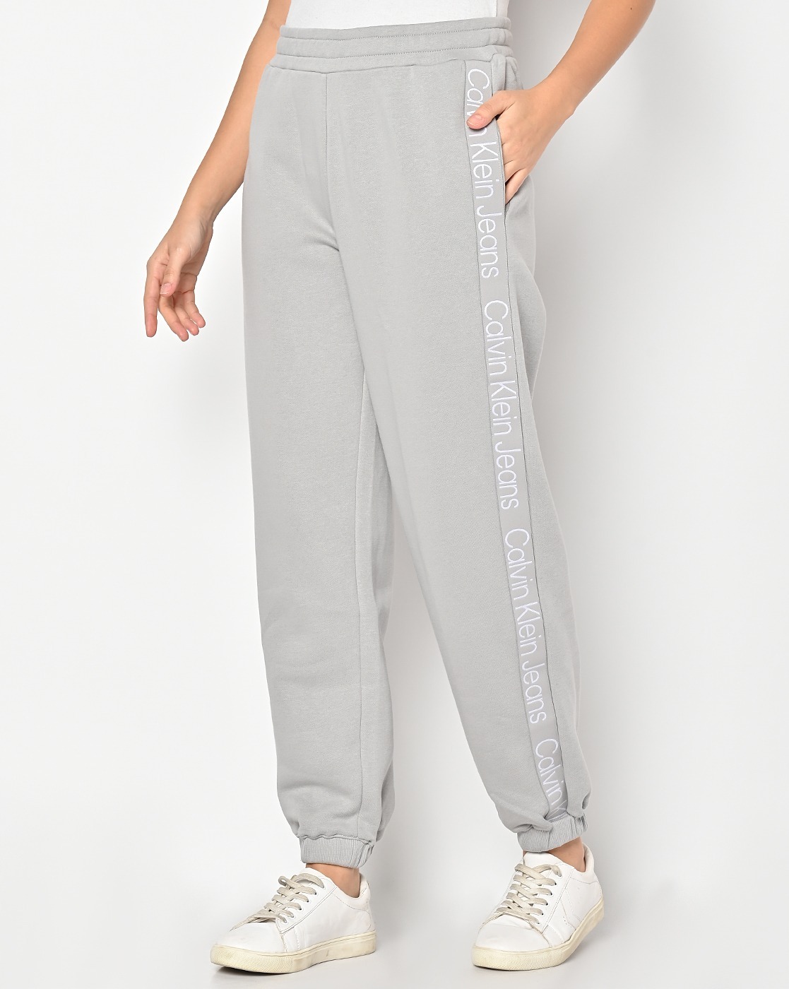 Calvin klein hotsell grey sweatpants womens