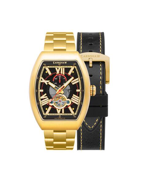 Earnshaw Analogue Watch with Interchangeable Strap