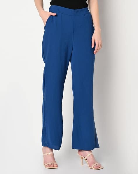 JDY BY ONLY Flat-Front Trousers with Insert Pockets