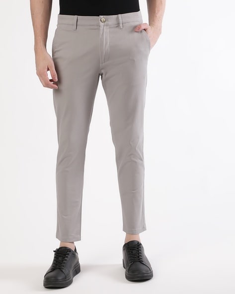 Buy IDEALSANXUN Men's Elastic Waist Loose Fit Denim Pants Casual Solid Jeans  Trouser (32, Black) at Amazon.in