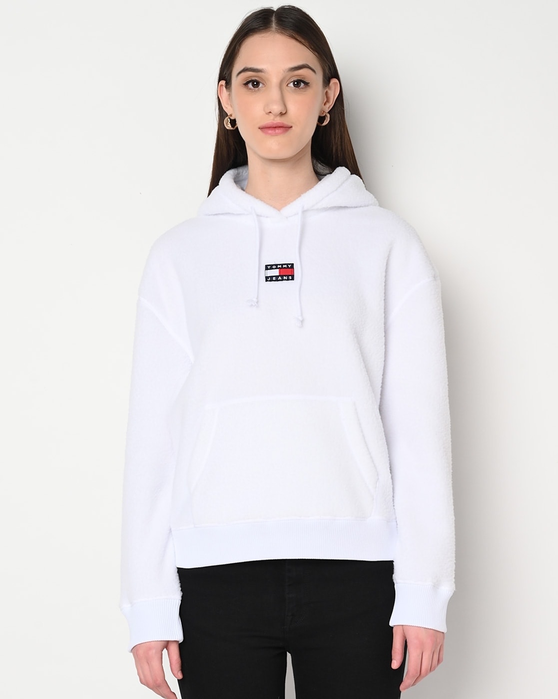 Hilfiger shop white hoodie