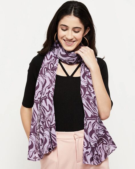 Printed Polyetser Scarf Price in India