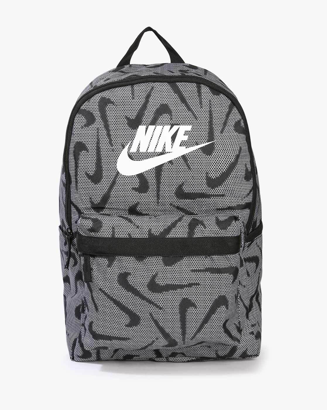 Nike logo hot sale backpack