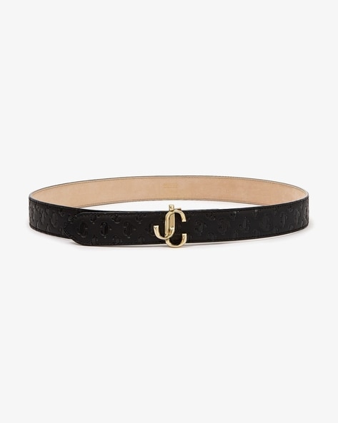 Buy Jimmy choo Felisa JC Monogram Pattern Belt with JC Emblem