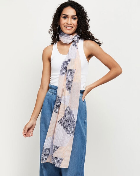 Geometric Print Scarf Price in India