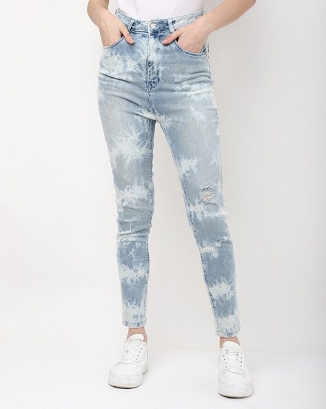 Acid Wash Slim Fit Jeans | Inspired Wings Fashion | Shop Online Jeans