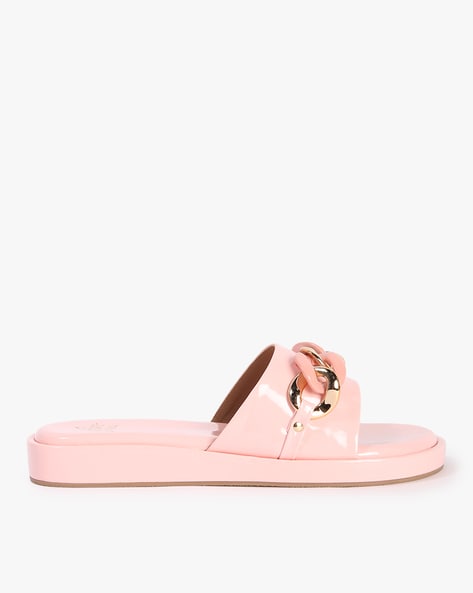 Gucci open toe slides hot sale