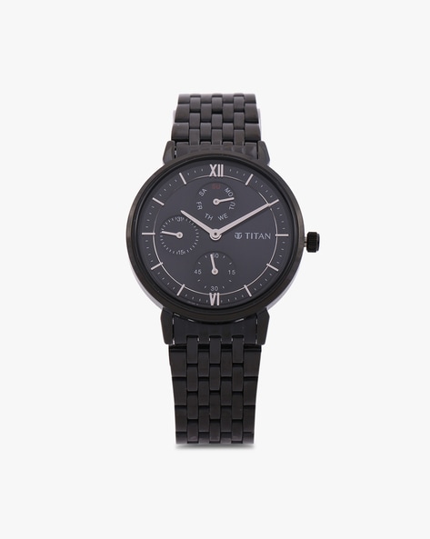 Titan ladies hotsell black watches