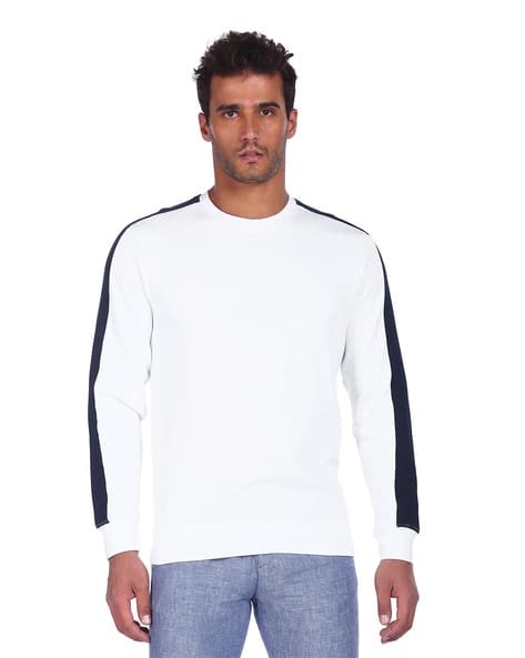 Buy White Sweatshirt & Hoodies for Men by Arrow Sports Online 