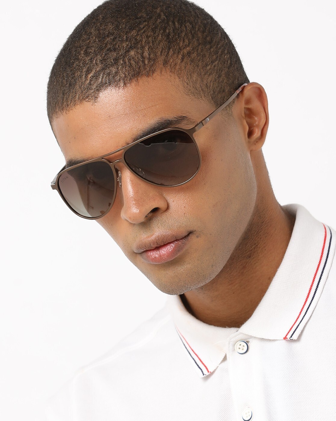 Balmain Titan Aviator-style Gold-tone And Acetate Sunglasses in Gray | Lyst