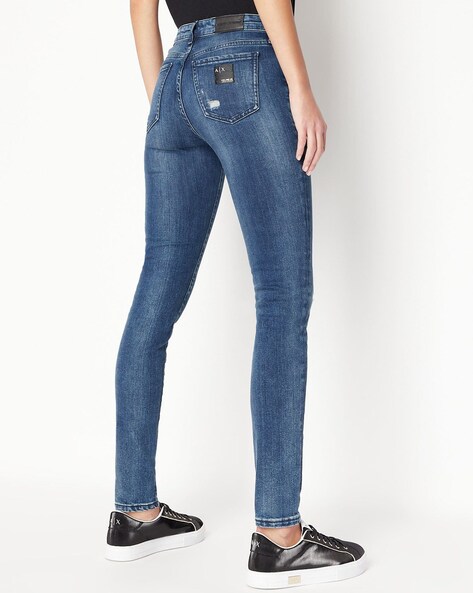 Armani super shop skinny jeans