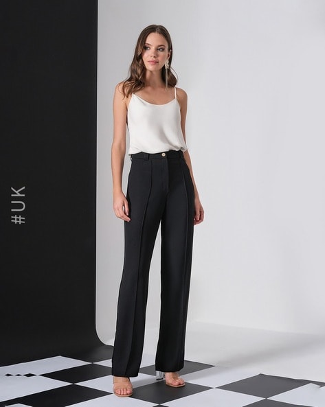 Buy Black Trousers & Pants for Women by Marks & Spencer Online | Ajio.com-baongoctrading.com.vn