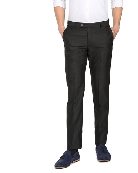 Buy Arrow Heathered Formal Trousers - NNNOW.com