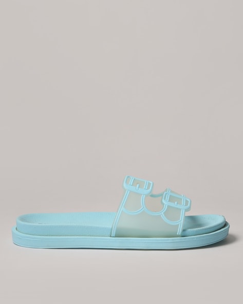 Buy Light Blue Flip Flop Slippers for Women by Buda Jeans Co