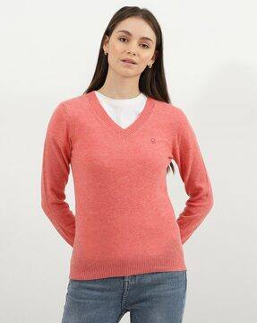 benetton pink sweater
