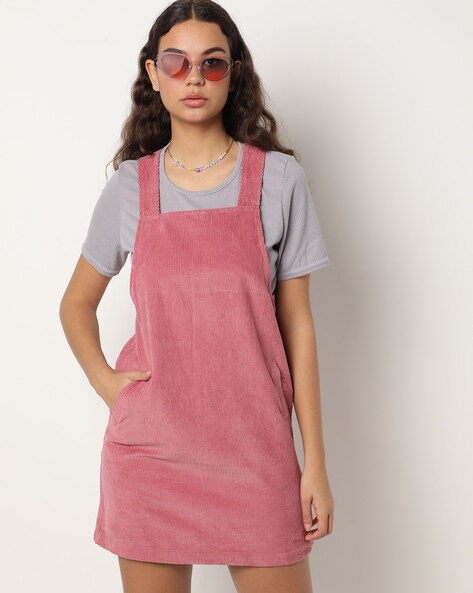 Corduroy dress clearance pink