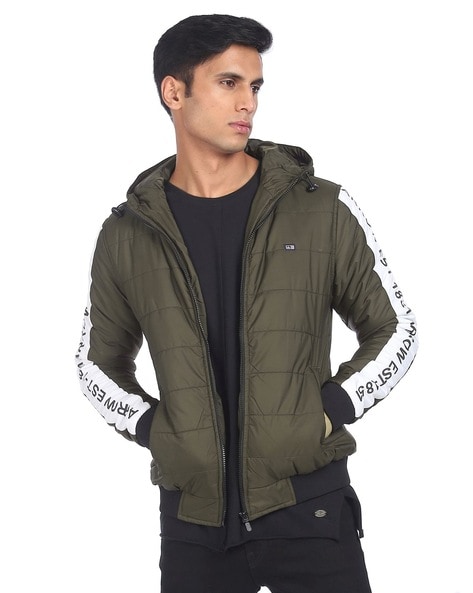 Buy Dark Green Jackets & Coats for Men by Arrow Sports Online | Ajio.com