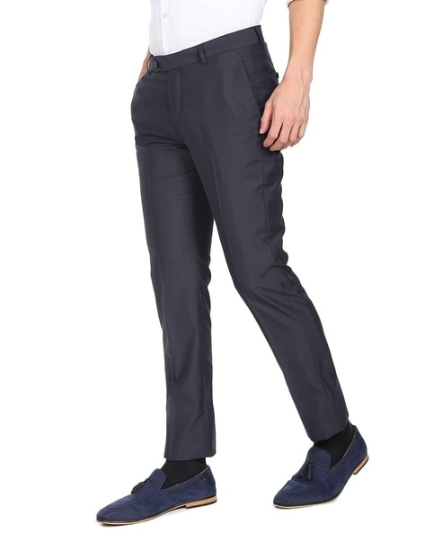 Buy Dark Olive Trousers & Pants for Men by ARROW Online | Ajio.com