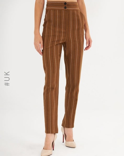 Spencer Pant Brown - Women's Trousers | Saint + Sofia® UK