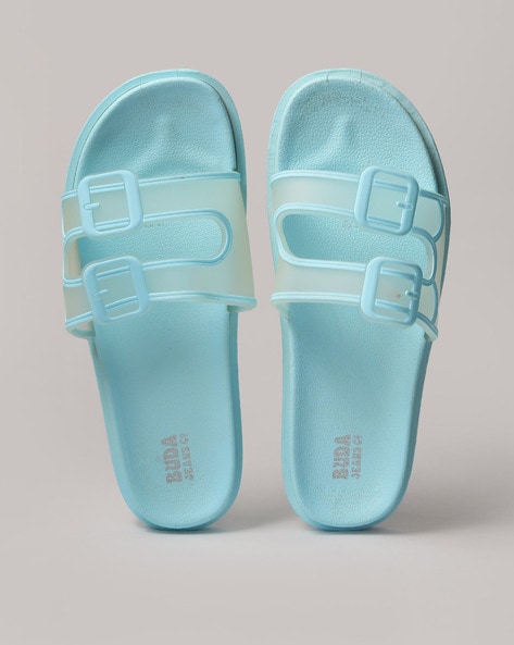 American Eagle by Payless Girls' Denim Sandal Slippers Slides Size 13 | eBay
