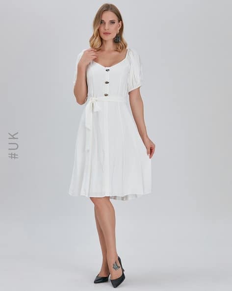 vintage cotton dresses Women Linen Maxi Dress Lightweight Casual Crew Neck Lace Up Solid Color Comfy Travel Outfits at Amazon Women's Clothing store Size:36 Regular Jacket+30 Waist Adjustable 26to32)Height: 5'7