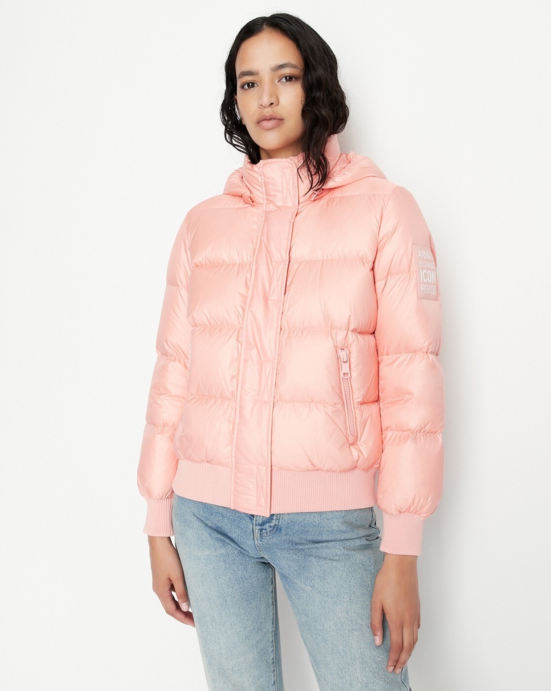 Armani pink fur clearance coat