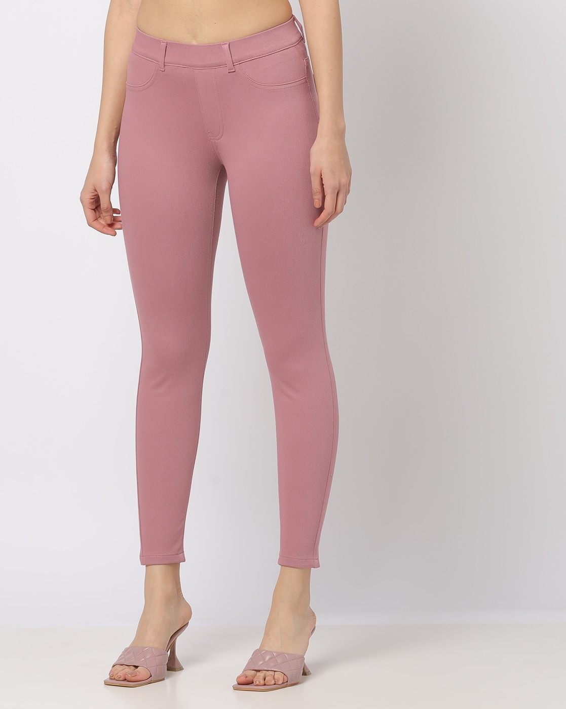 Buy Women's Rayon Nylon Elastane All Day Straight Pants With Durable  Waistband - Fig IW45 | Jockey India