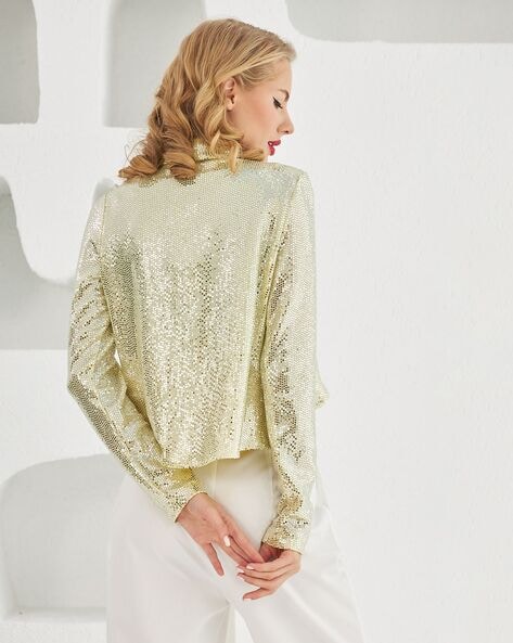 Gold hot sale sequin jackets