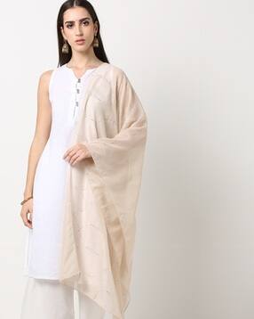Women Geometric Print Stole-image-42