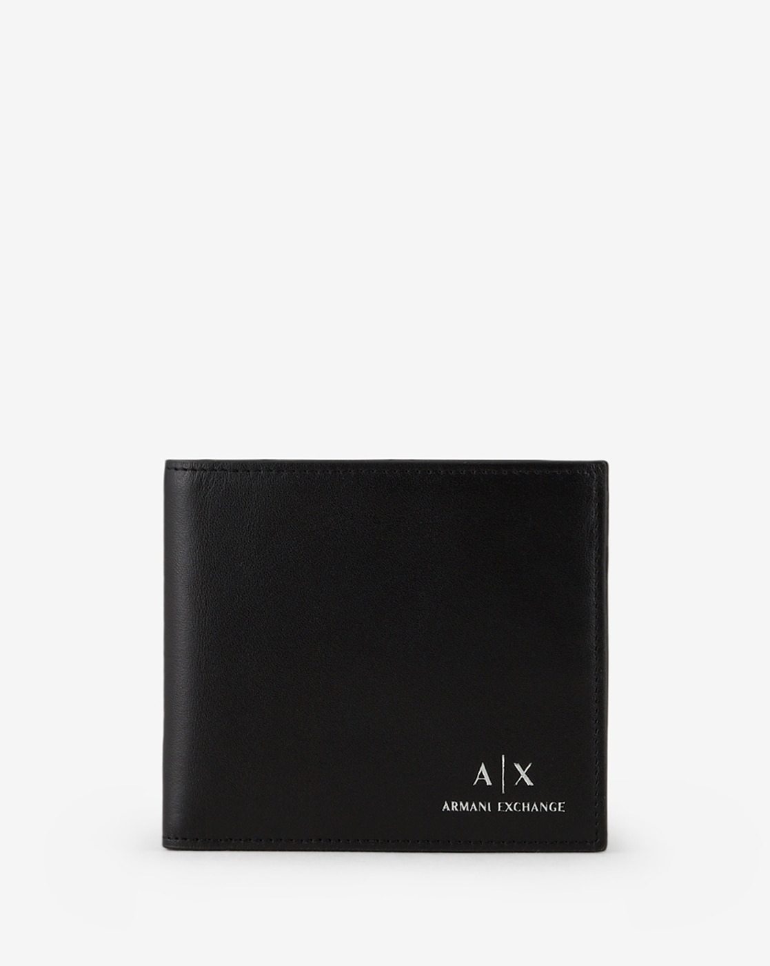 Armani exchange on sale leather wallet