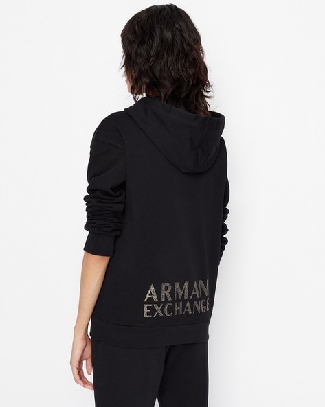 Armani on sale hoodie ladies