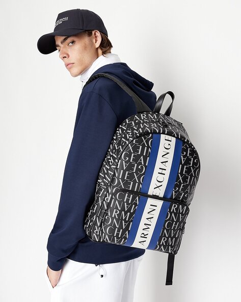 Armani jeans hot sale backpack mens