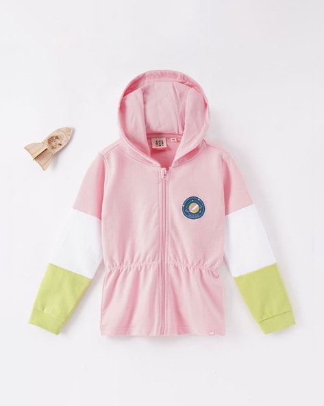 Lime green clearance pink jacket