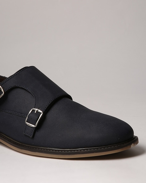 Double monk strap hot sale shoes with jeans