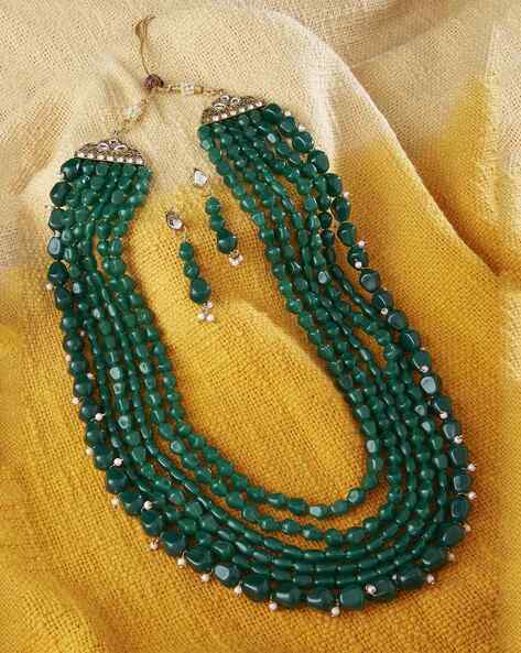 Emerald 5-13mm Smooth Rondelle 17-20 Inch. Multi Strand Beads Necklace -  490.3 Cts.