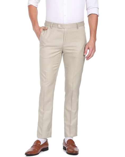 Buy Arrow Newyork Smart Flex Super Slim Fit Trousers - NNNOW.com