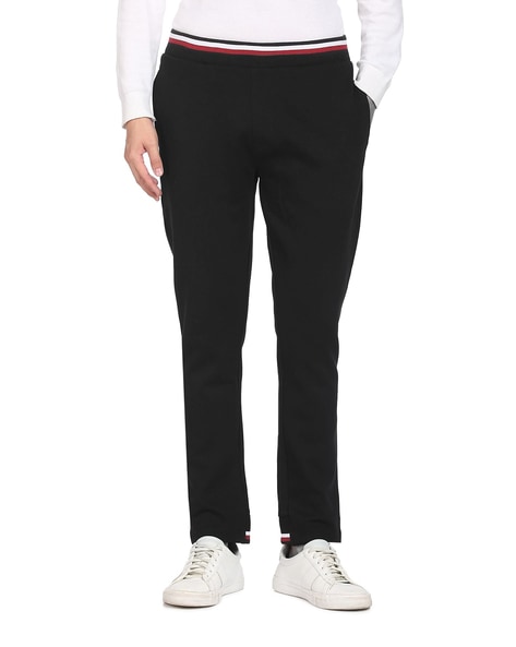 Buy online Men Placement Print Black Cotton Full Length Track Pant from  Sports Wear for Men by V-mart for ₹469 at 6% off | 2024 Limeroad.com