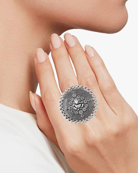 Long Large Wide Big Leaf Adjustable Silver Ring for Women Full Finger  Floral Boho Ring Statement Rings Sterling Silver Rings - Etsy