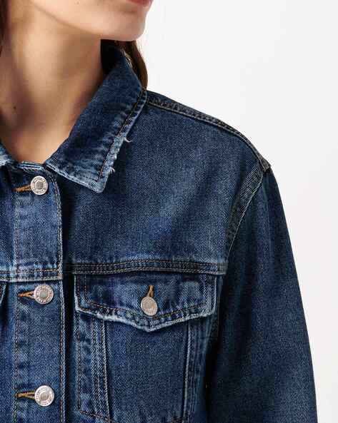 Women's Jackets - Alpine Fashions International | Denim fashion, Fitted  denim jacket, Denim jacket women