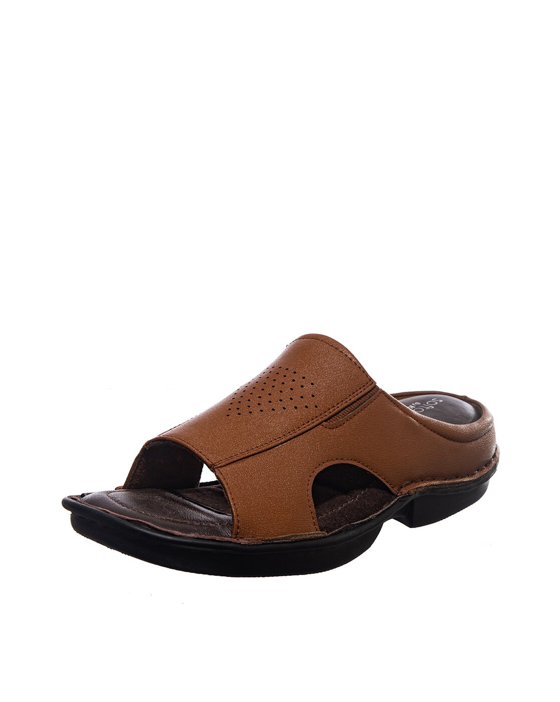 Buy online Brown Synthetic & Mesh Slip On Sandals from Sandals and Floaters  for Men by Khadims for ₹599 at 40% off | 2024 Limeroad.com