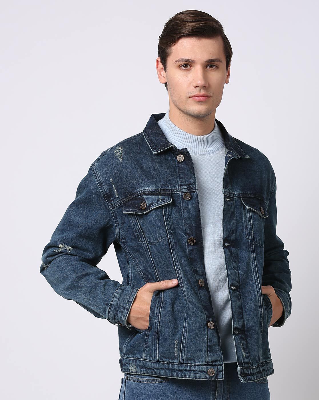 Mens Denim Jacket - Blue – pronk.in